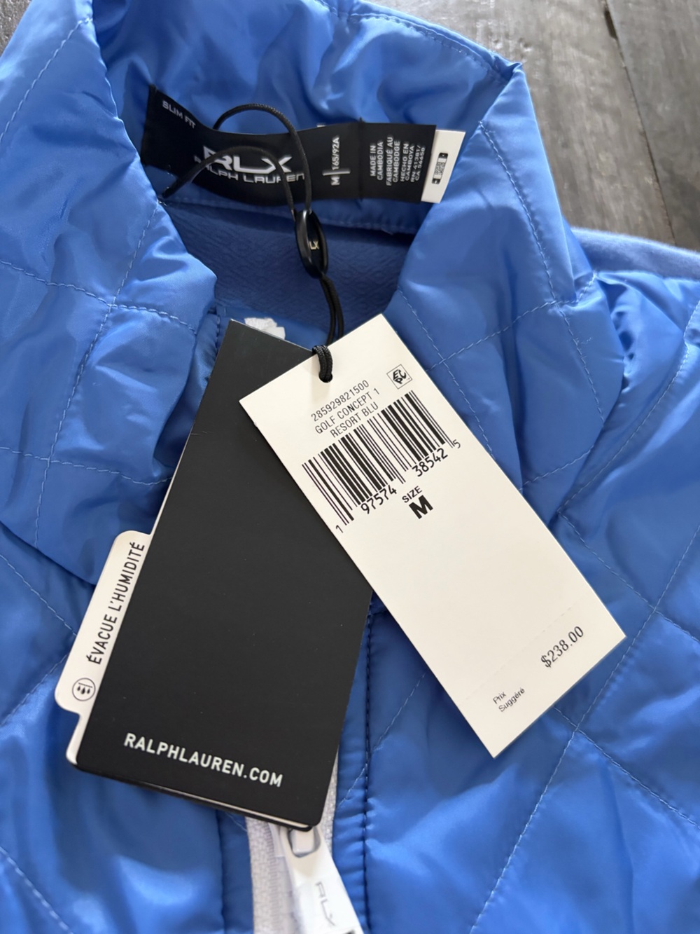 RLX Ralph Lauren Women's Performance Quilted Full-Zip Jacket - Picture 5 of 5